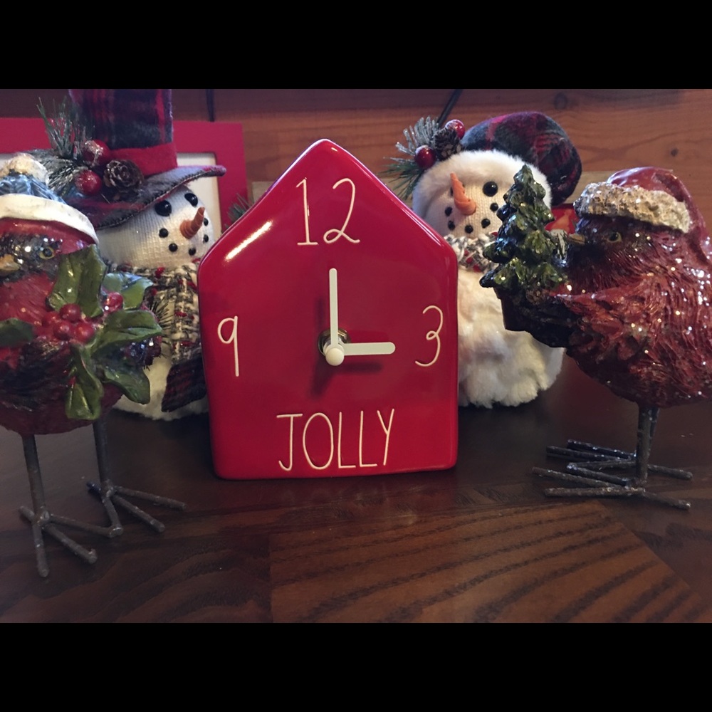 Set of 3 Rae Dunn Xmas Clocks - Picture 4 of 4